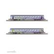 Azar Models V01-ICP1 - Set mit 2 CORAIL VTU-Wagen in Intercités-Lackierung – 1x1. Klasse + 1x2. Klasse