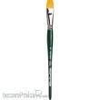 da Vinci VA-122_16 - NOVA-Hobbypinsel flach, extrafeine goldfarbene Synthetikfasern Größe 16 Serie 122