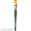 da Vinci VA-122_24 - NOVA-Hobbypinsel flach, extrafeine goldfarbene Synthetikfasern Größe 24 Serie 122