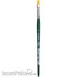 da Vinci VA-122_6 - NOVA-Hobbypinsel flach, extrafeine goldfarbene Synthetikfasern Größe 6 Serie 122