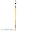 da Vinci VA-7182_18 - TOP-ACRYL Pinsel, flach, weiße Synthetikfasern Größe 18 Serie 7182