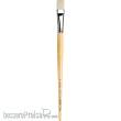da Vinci VA-7182_22 - TOP-ACRYL Pinsel, flach, weiße Synthetikfasern Größe 22 Serie 7182