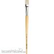 da Vinci VA-7182_24 - TOP-ACRYL Pinsel, flach, weiße Synthetikfasern Größe 24 Serie 7182