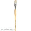 da Vinci VA-7182_28 - TOP-ACRYL Pinsel, flach, weiße Synthetikfasern Größe 28 Serie 7182