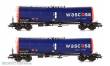 B-Models VB-81093 - CZ-WASCO Set mit Kesselwagen Ep.VI