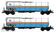 B-Models VB-81099 - 2-teilige Set SNCB Kesselwagen ´Solvay - Natronchemie´ - DC 2-Leiter Gleichstom - Ep.V