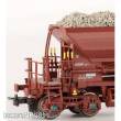 B-Models VB-84011 - 3-teilige Set Schotterwagen ´INFRABEL´ mit Schotter-Beladung- DC 2-Leiter Gleichstom - Ep.VI
