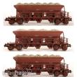 B-Models VB-84012 - 3-teilige Set Schotterwagen mit Schotter-Beladung- DC 2-Leiter Gleichstom - Ep.V