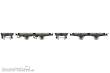 REE Modeles VM-038 - Set de 2 Flat Wagon Grey / Black steel, Hv 6596 & Hv 6155