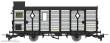 REE Modeles VM-050 - Luggage Cars CFD Light Grey-black metal n°2612 Era. III-IV with chimney