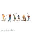 Woodland Scenics WA1907 - H0 Golfspieler
