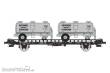 REE Modeles WB-615 - UFR double Era III HR 598209 black + 2 round shaped tank trailers RAYMONDI