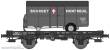 REE Modeles WB-647 - UFR Simple black, plain wheels N°597661 + Trailer « BOURGEY MONTREUIL » Era III