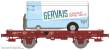 REE Modeles WB-653 - UFR Simple brown UIC, plain wheels N°21 87 042 0 076-3 + Refrigerator Trailer « GERVAIS » Era IV