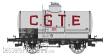 REE Modeles WB-709 - Tank Wagon C.G.T.E. Alu, black frame, SNCF Era III