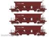 REE Modeles WB-749 - SET of 3 STONE HOPPER Wagon T1 Uas SNCF Era III-IV