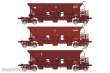 REE Modeles WB-753 - SET of 3 STONE HOPPER Wagon T1 Uas SNCF Era VI