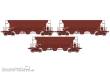 REE Modeles WB-800 - Set of 3 Hopper Wagons F70 Eads SNCF Era IV