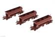 REE Modeles WB-806 - Set of 3 STONE Hopper F70 Uas « INFRA V » SNCF Era VI
