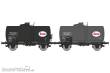 REE Modeles WB-870 - Set of 2 oil transport tank wagon ESSO Era. III