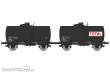REE Modeles WB-874 - Set of 2 oil transport tank wagon SIMOTRA ESSO Era. III