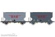 REE Modeles WB-887 - Set of 2 grain wagon CTC Era. III