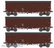 REE Modeles WB-910 - SNCF Set 3-teilig gedeckte Güterwagen TP mit jew. 4 Türen Ep.IIIa