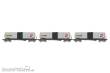 REE Modeles WB-941 - 3tlg. Set ANF Kesselwagen ´TOTAL´(Lange Version) - Ep.V