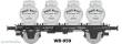 REE Modeles WB-959 - Flachwagen mit 4 Milchcontainern “MARCEL MILLET” SNCF - Ep.III