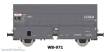 REE Modeles WB-971 - Kokswagen ´SITRAM´ in grauer Farbgebung der SNCF - Ep.III