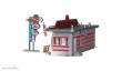 Woodland Scenics WBR4956 - N Miss Molly´S Diner