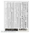 Woodland Scenics WDT508 - Buchstaben u. Zahlen, schwarz
