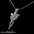 Weta Workshop WETA86-30-01085 - Herr der Ringe Replik 1/1 Anhänger & Kette Arwens Abendstern (Sterling Silber)