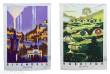 Weta Workshop WETA869802774 - Herr der Ringe Geschirrtuch 2er Pack Rivendell & Hobbiton 70 cm