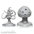 Wizkids WIZ90644 - D&D Nolzur´s Marvelous Miniatures Miniaturen unbemalt 2er-Pack Shrieker & Violet Fungus