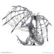 D&D Nolzur´s Marvelous Miniatures Miniaturen unbemalt Black Dracolich 30 cm