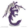 Wizkids WIZ90864 - D&D Nolzur´s Marvelous Miniatures Miniaturen unbemalt Adult Amethyst Dragon 38 cm