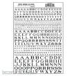 Woodland Scenics WMG701 - Buchstaben, schwarz