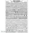 Woodland Scenics WMG751 - Buchstaben, Schablonen u. Blockschrift,schwarz