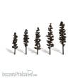 Woodland Scenics WTR3560 - 2 1/2 -4 Standing Timber 5/Pk