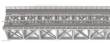 Modellbau Laffont Z11721 - Fachwerkbrücke mit unterem Tragwerk, graphitgraue Farbgebung