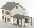 Modellbau Laffont Z13401 - Bahnhof Heppenheim mit Güterschuppen und Putzfassade