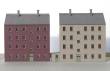 Modellbau Laffont Z8901 - Zwei Hinterhof-Stadthäuser als Halbreliefgebäude